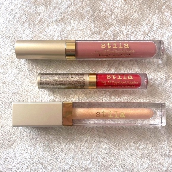 Brand New Stila Set of Stay All Day Liquid Lipstick & Beauty Boss Lip Gloss - Picture 1 of 10